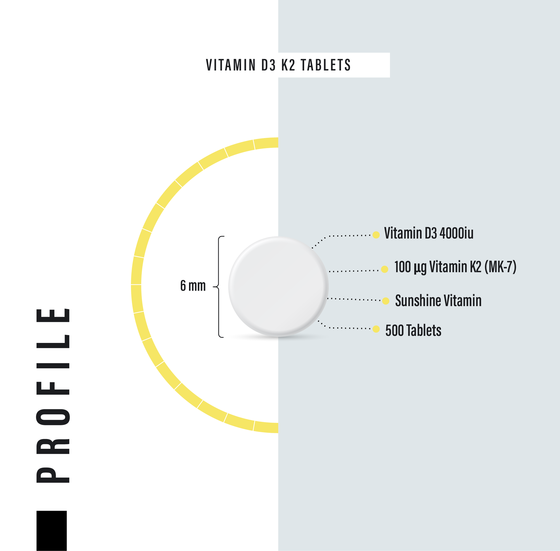 Vitamin D3 4,000iu + K2