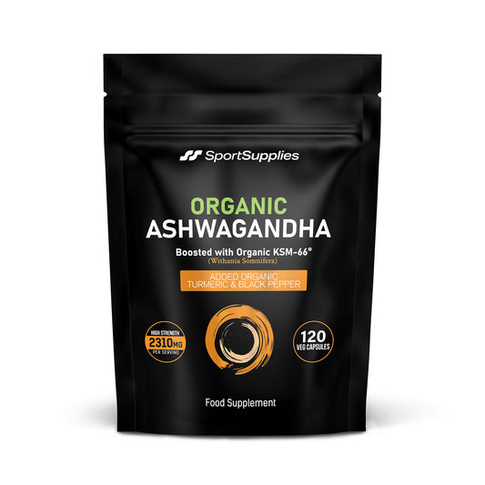 Organic Ashwagandha with KSM-66, Turmeric and Black Pepper