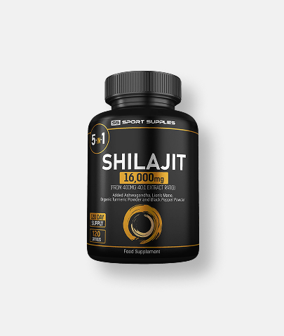 Pure Shilajit Capsules 16,000mg -120 Days Supply - 60% Fulvic Acid