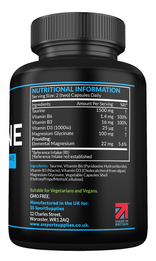 High Strength Clean Taurine Supplement - 1500mg per serving