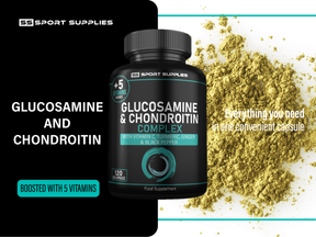 Glucosamine and Chondroitin High Strength Plus 5 Vitamins - 120 Glucosamine Capsules