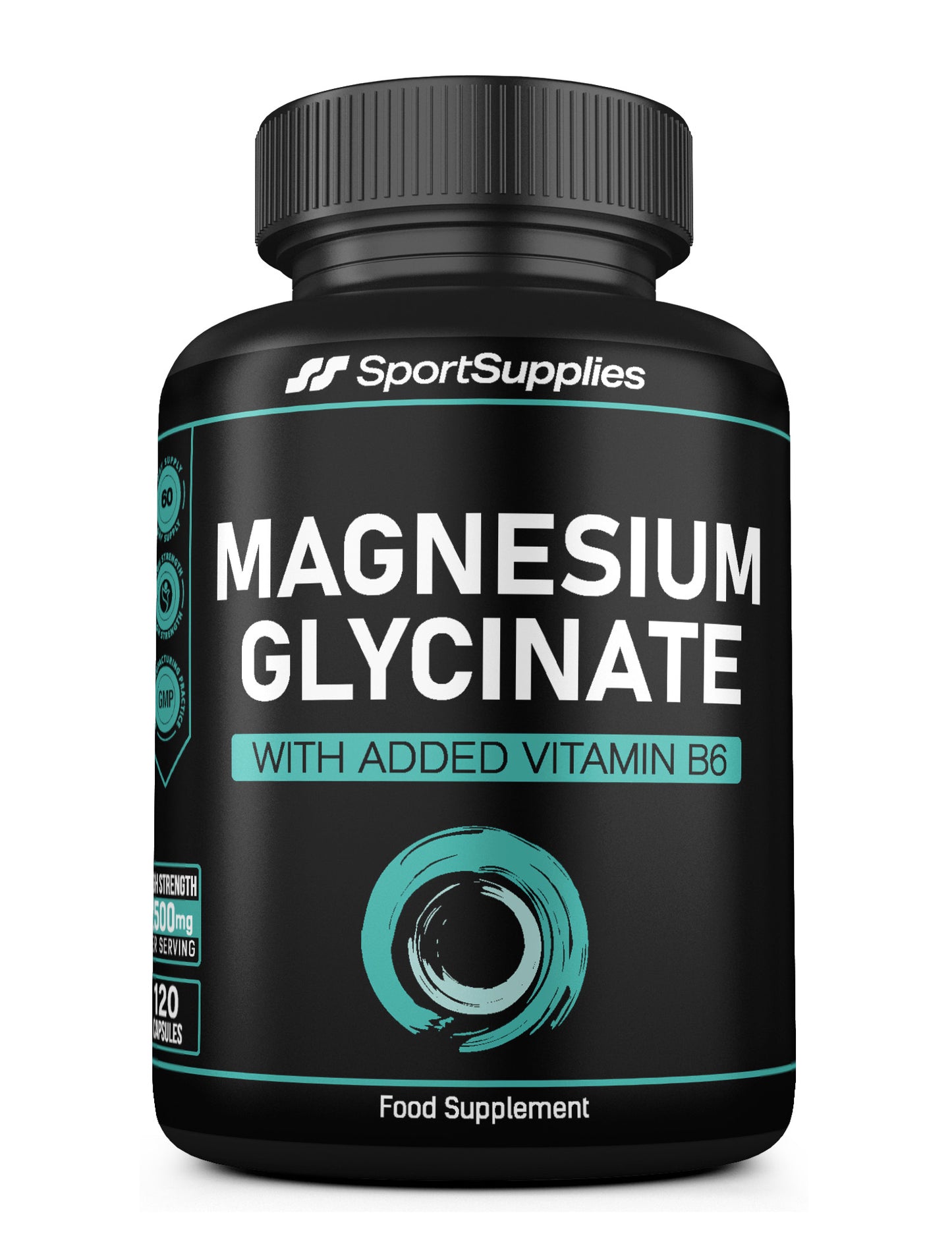 High Strength Magnesium Glycinate Capsules - 1500mg per serving