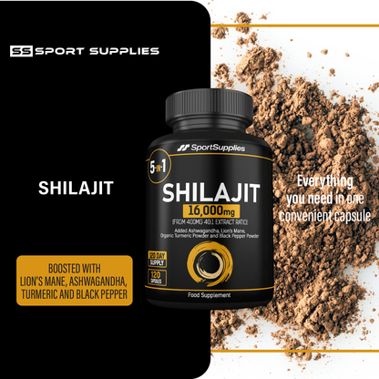 High Strength Pure Himalayan Shilajit Extract 16,000mg