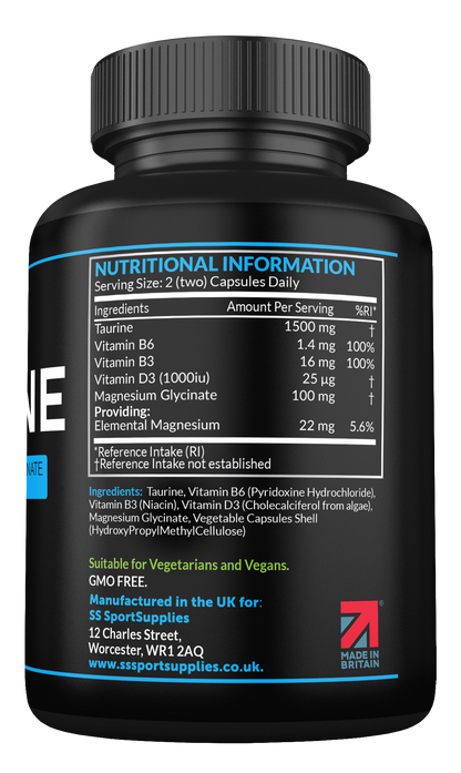 High Strength Clean Taurine Supplement - 1500mg per serving