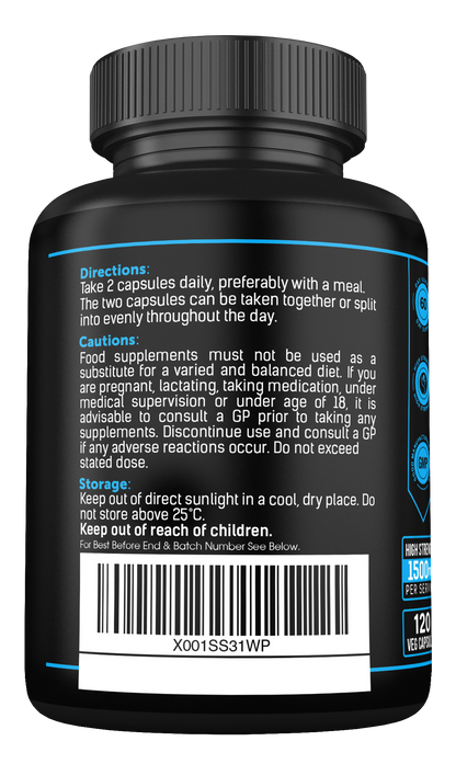 High Strength Clean Taurine Supplement - 1500mg per serving